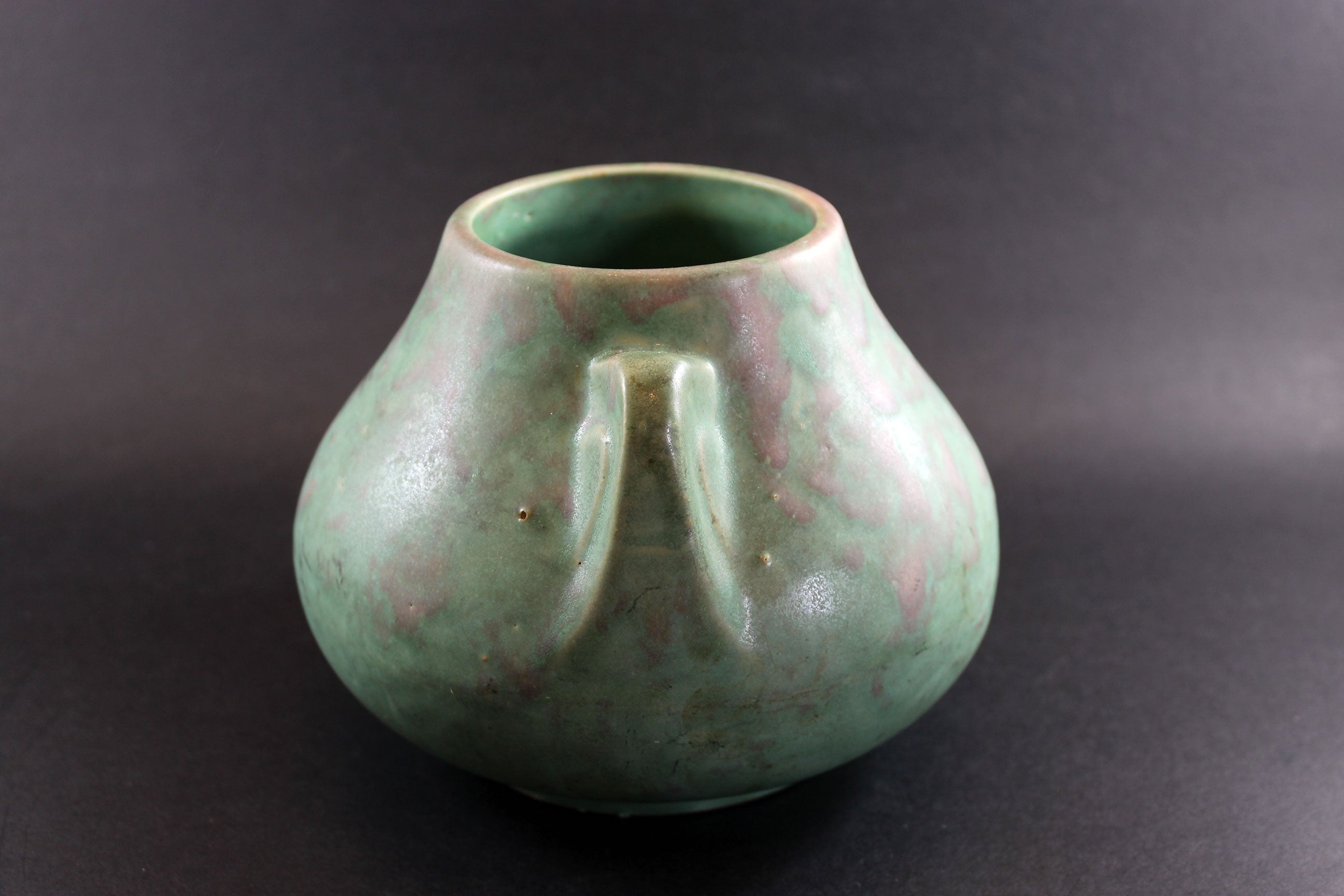 Brush McCoy, Green Vellum Fawn Vase