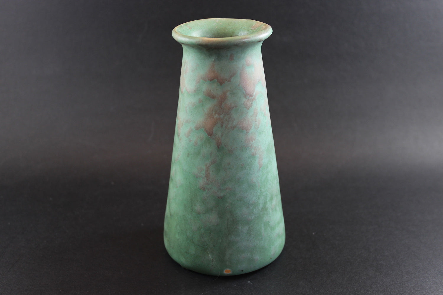 Brush McCoy, Green Vellum Tall Vase