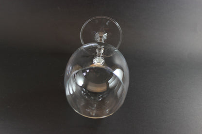 Christopher Stuart Crystal, Opus Pattern, Blown Burgundy Glass