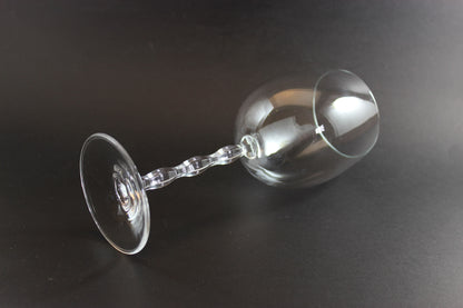 Christopher Stuart Crystal, Opus Pattern, Blown Burgundy Glass
