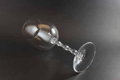 Christopher Stuart Crystal, Opus Pattern, Blown Burgundy Glass
