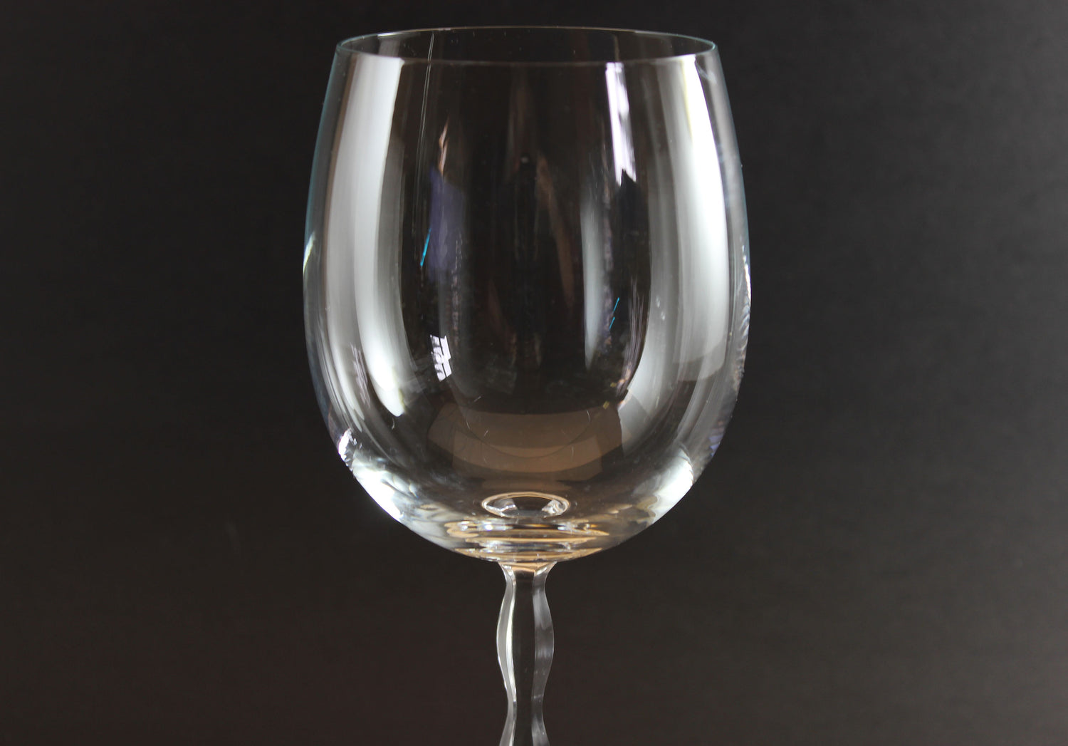 Christopher Stuart Crystal, Opus Pattern, Blown Burgundy Glass