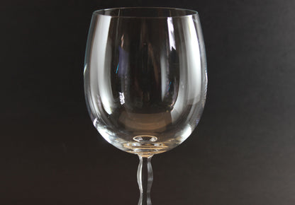 Christopher Stuart Crystal, Opus Pattern, Blown Burgundy Glass