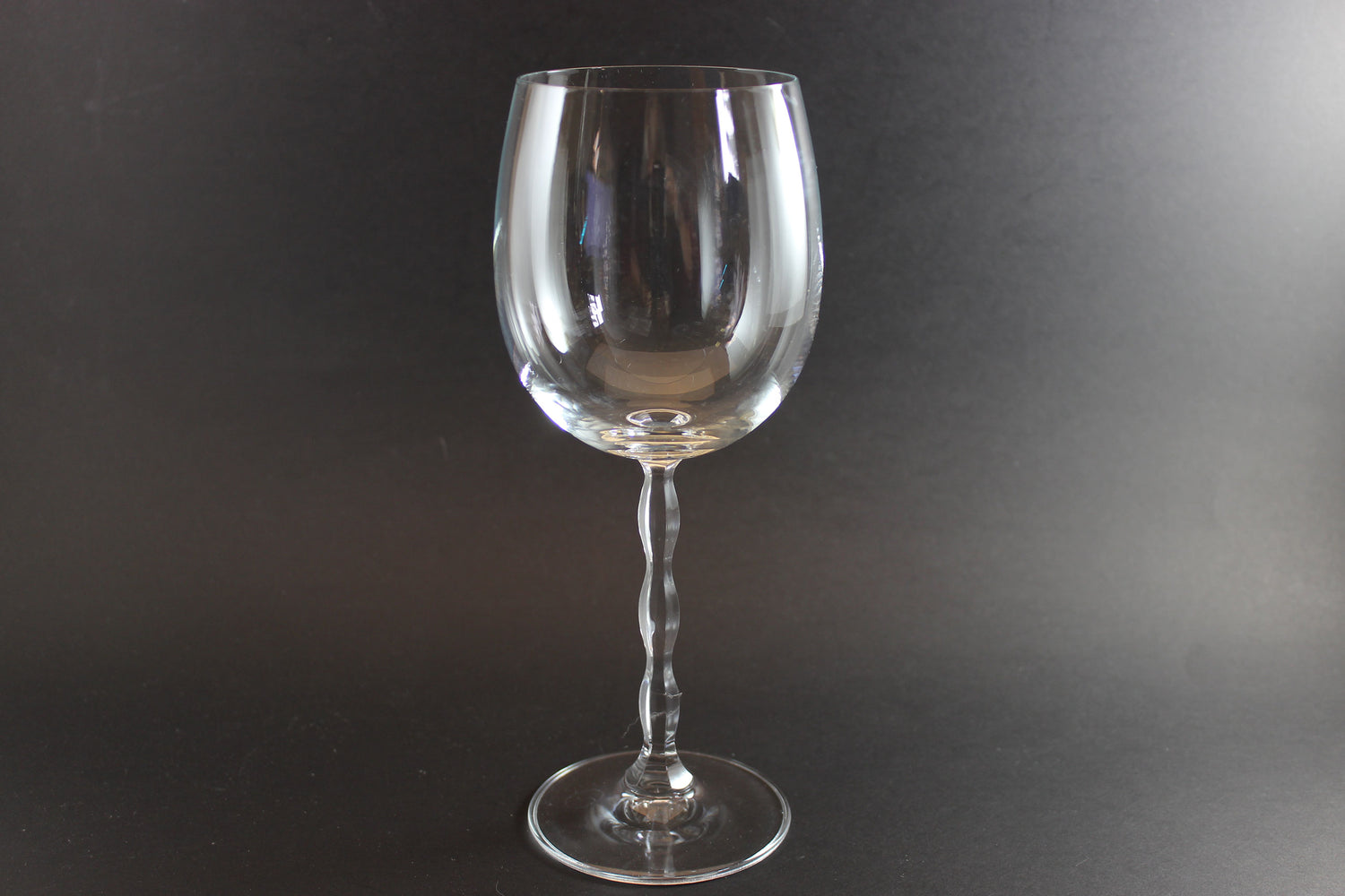 Christopher Stuart Crystal, Opus Pattern, Blown Burgundy Glass