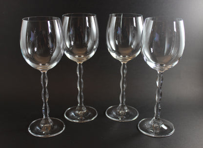 Christopher Stuart Crystal, Opus Pattern, Blown Wine Glass