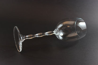 Christopher Stuart Crystal, Opus Pattern, Blown Wine Glass