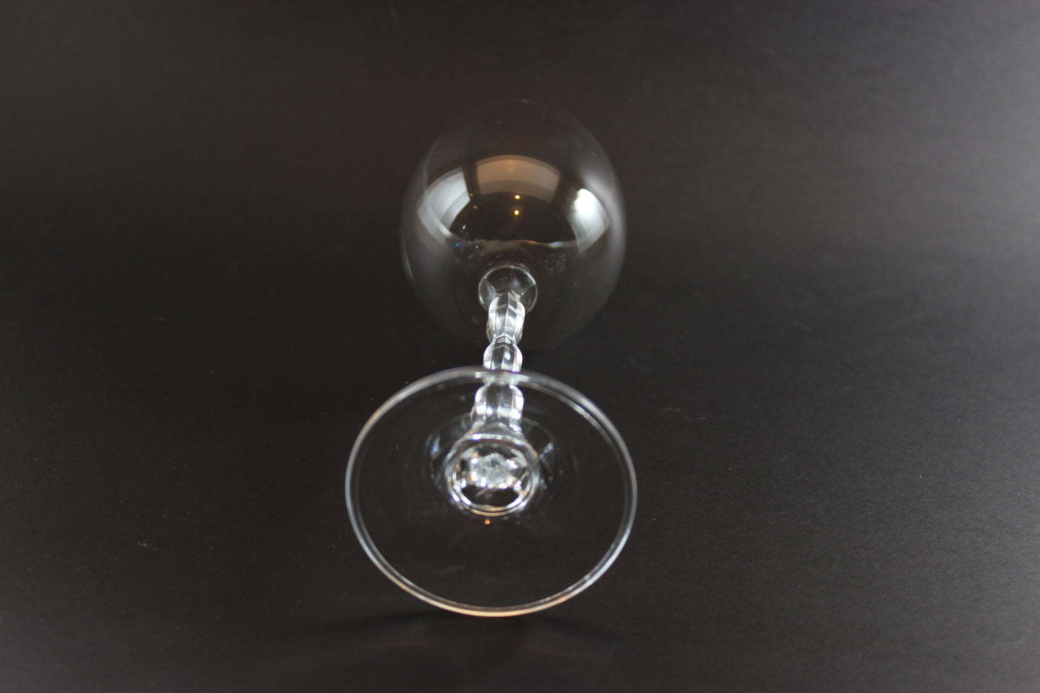 Christopher Stuart Crystal, Opus Pattern, Blown Wine Glass