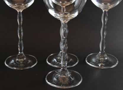 Christopher Stuart Crystal, Opus Pattern, Blown Wine Glass