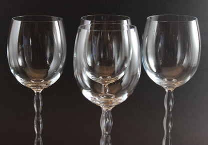 Christopher Stuart Crystal, Opus Pattern, Blown Wine Glass