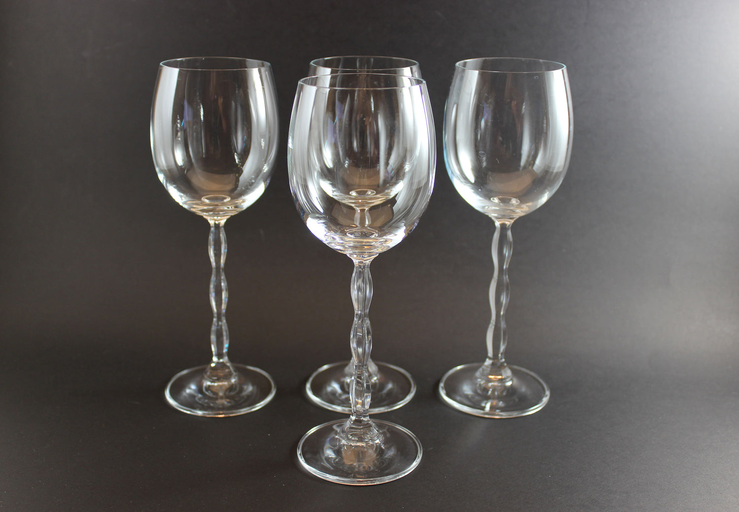 Christopher Stuart Crystal, Opus Pattern, Blown Wine Glass
