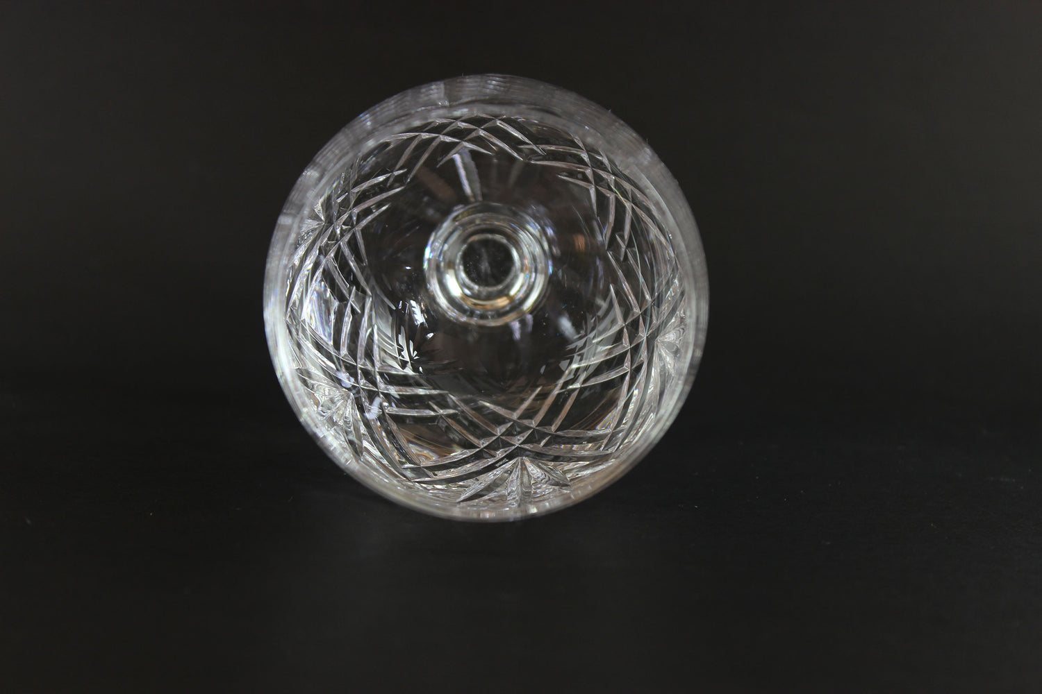 Cristallerie Lorraine, Cut Crystal Wine Glasses