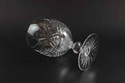 Crystal glass on a black background
