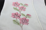 Floral Cross Stitched Table Linen Set