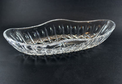 Cross and Olive, Crystal Relish Dish, Edinburgh Crystal