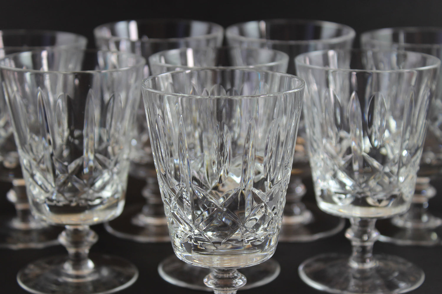Cross &amp; Olive Crystal, Small Wine Glasses