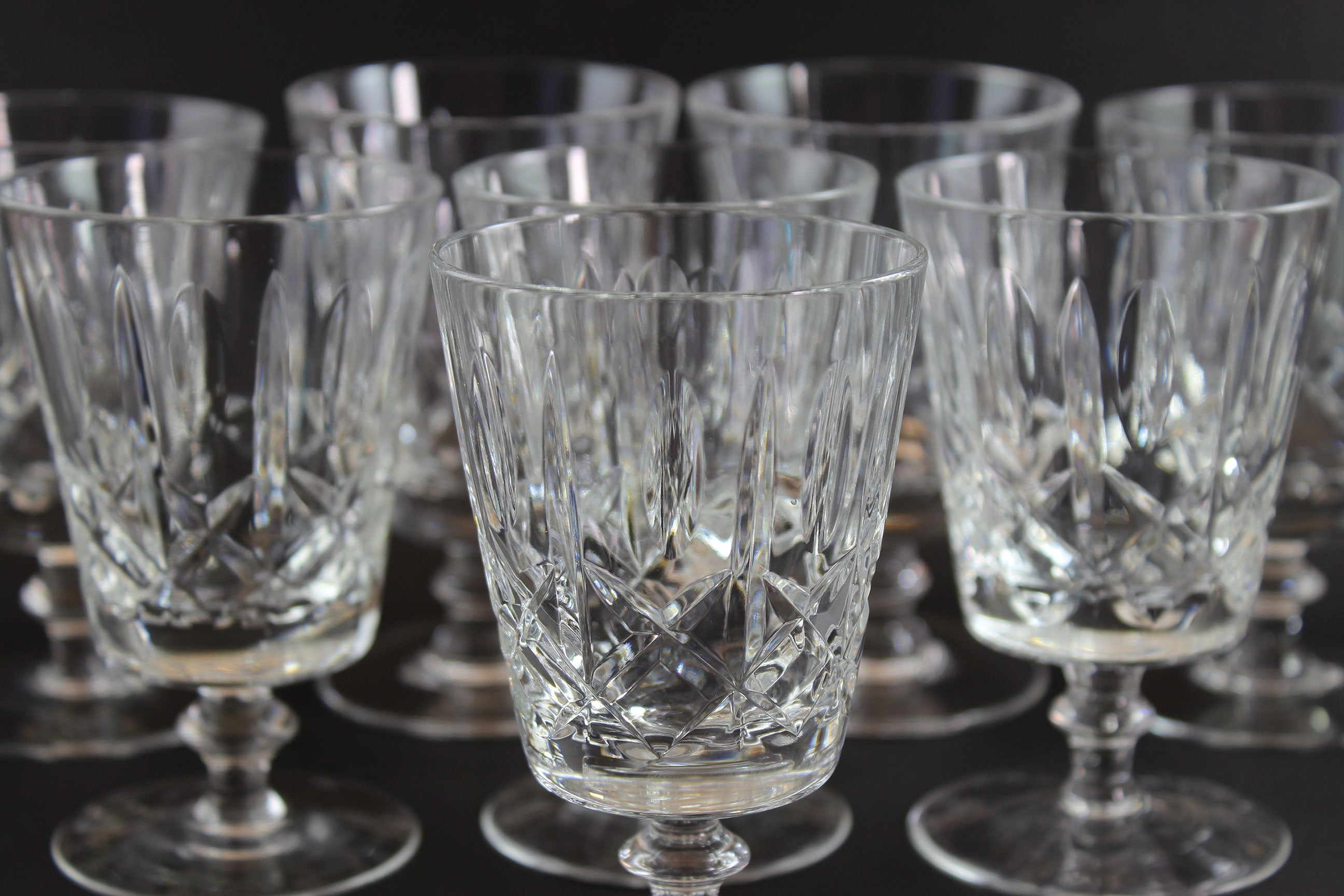 Cross &amp; Olive Crystal, Small Wine Glasses