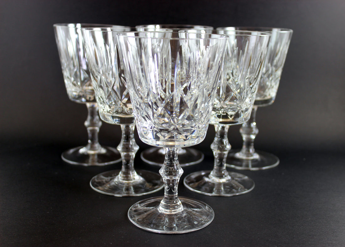 Cross &amp; Olive Crystal, Water or Red Wine Goblets