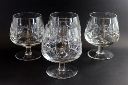 Cross and Olive Crystal, Large Brandy Glasses