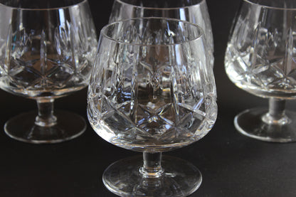 Cross and Olive Crystal, Large Brandy Glasses