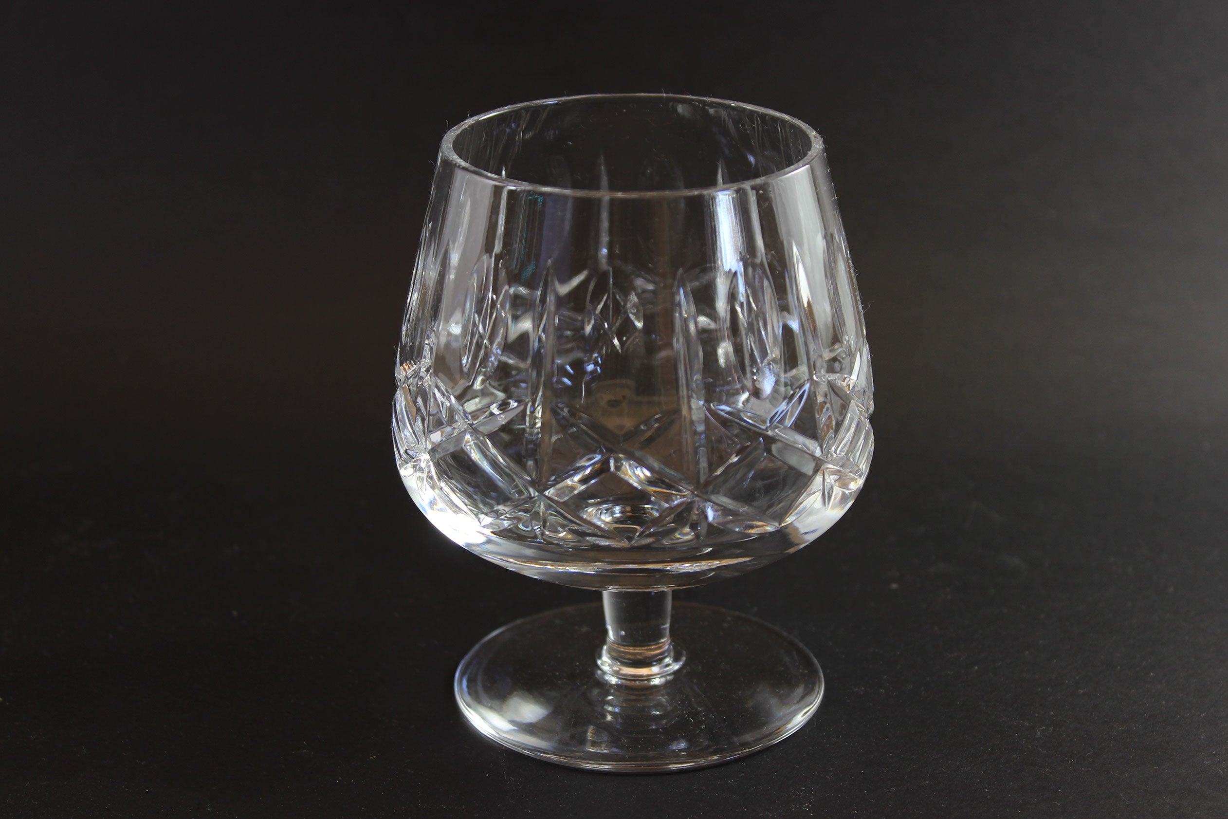 Cross and Olive Crystal, Large Brandy Glasses