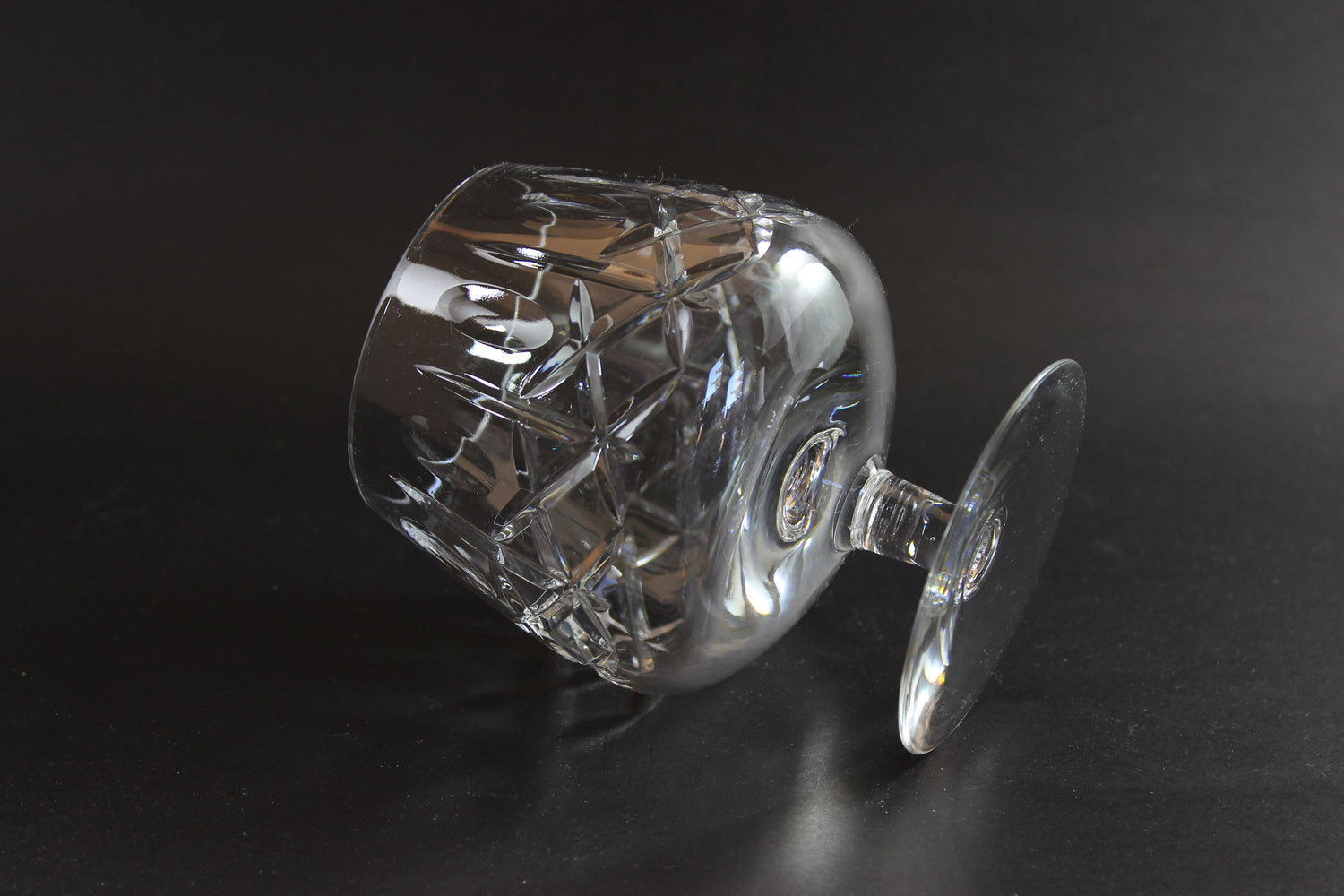 Cross and Olive Crystal, Large Brandy Glasses