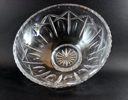 Cross and Olive, Large Crystal Bowl