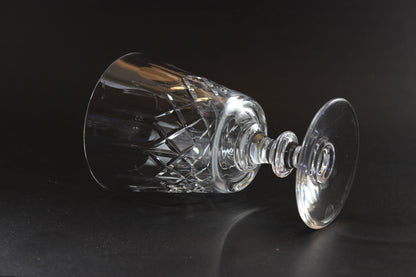 Cross and Olive Crystal, Water or Red Wine Glasses