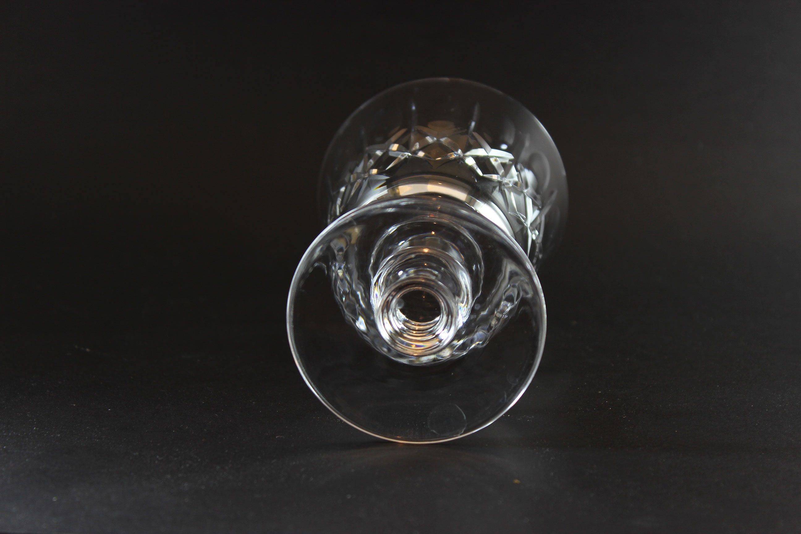 Cross and Olive Crystal, Water or Red Wine Glasses