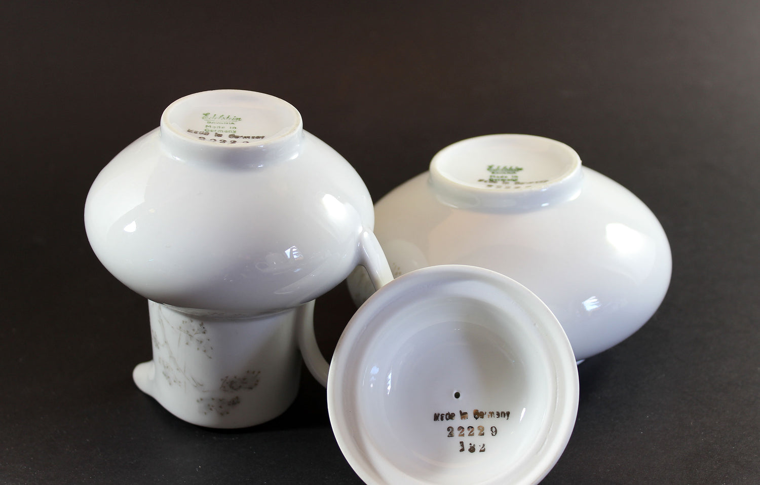 Edelstein China, Coffee Pot, Creamer and Sugar Bowl