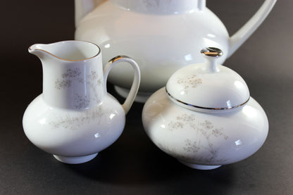 Edelstein China, Coffee Pot, Creamer and Sugar Bowl