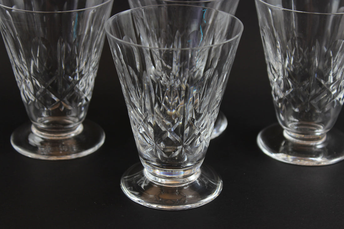 Cross &amp; Olive, Footed Dessert or Fruit Glasses, Edinburgh Crystal