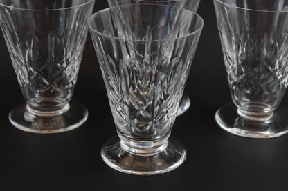 Cross &amp; Olive, Footed Dessert or Fruit Glasses, Edinburgh Crystal