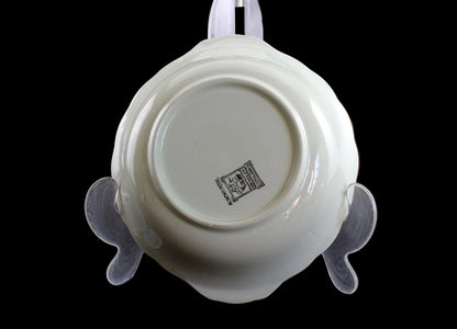 Light Green serving bowl on black background