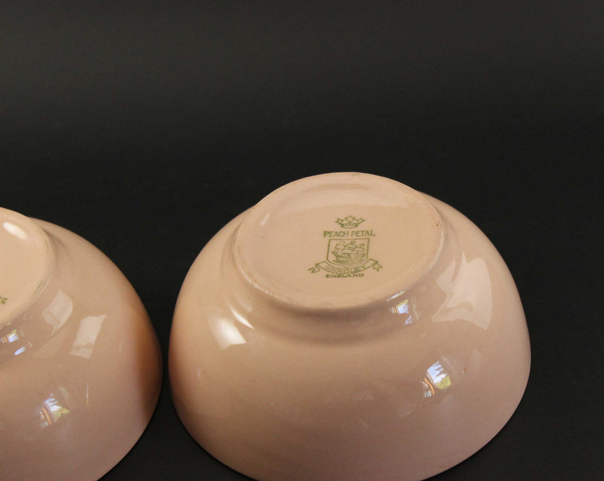 Grindley, Peach Petalware Small Bowls