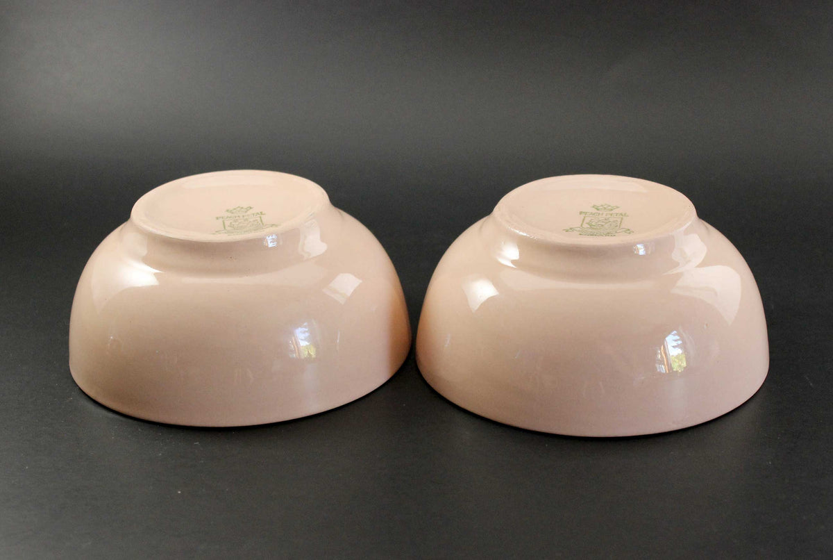 Grindley, Peach Petalware Small Bowls