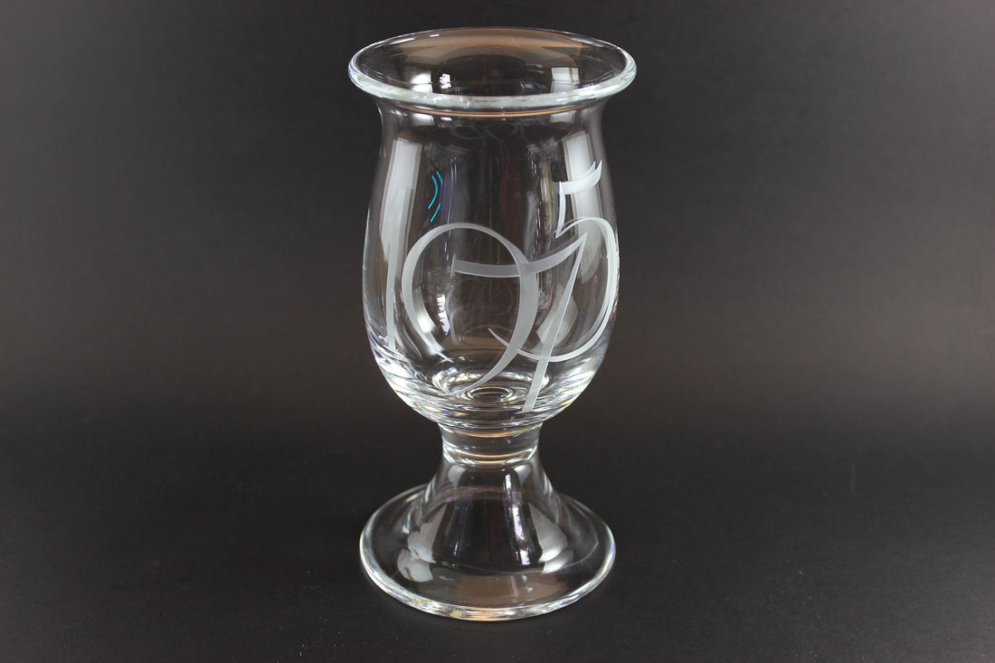 Glass with &