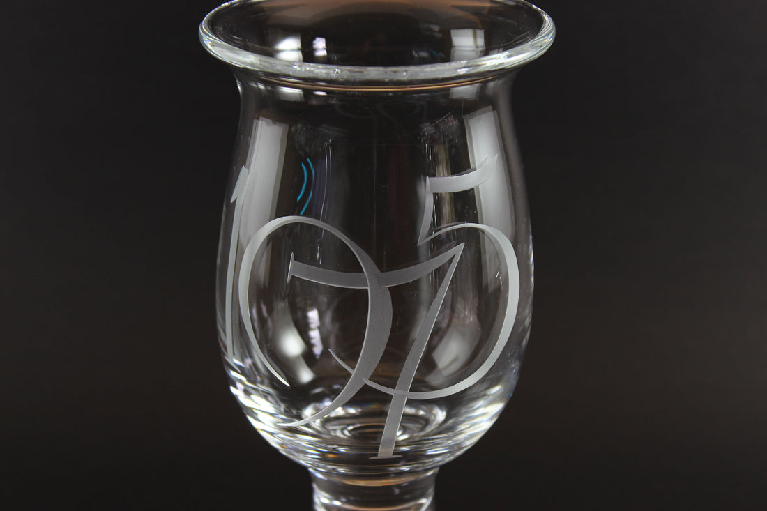 Glass with &