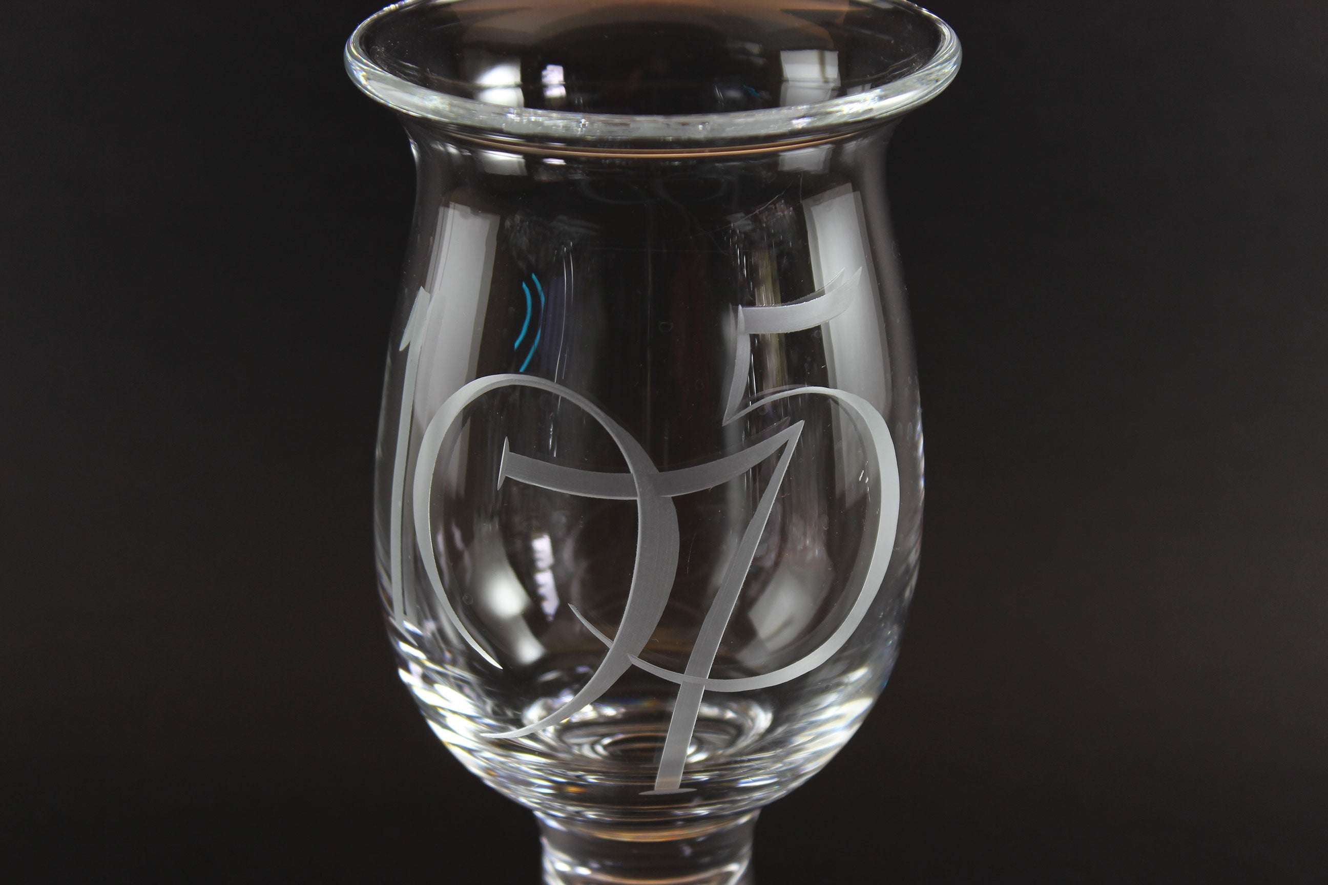 Glass with &