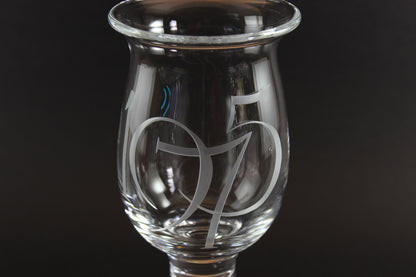 Glass with &