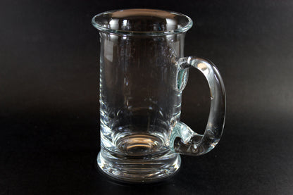 Holmegaard Blown Glass Beer Mugs, Michael Bang