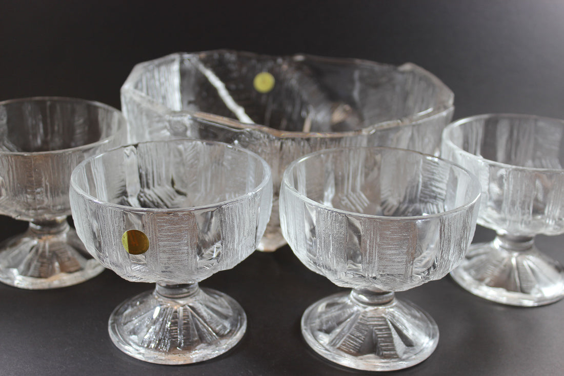 Hoya Corporation, Iceberg Pattern Dessert Glasses