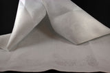 Irish Linen Large Dinner Napkins, Roses