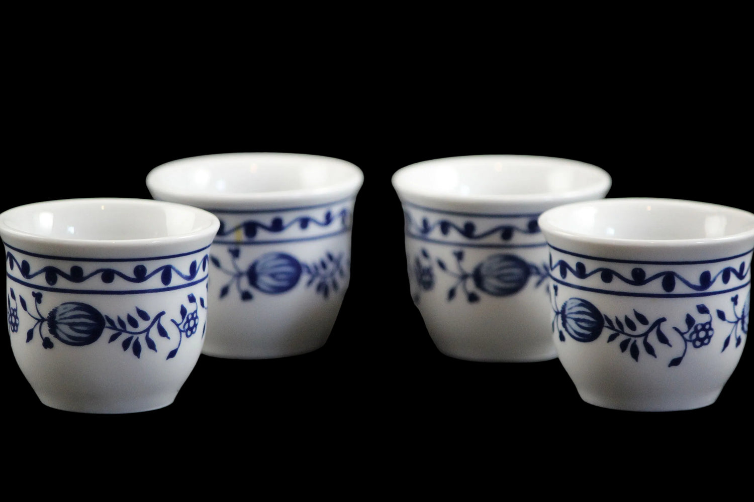 Kahla Zwiebelmuster, Blue Onion, Egg Cups