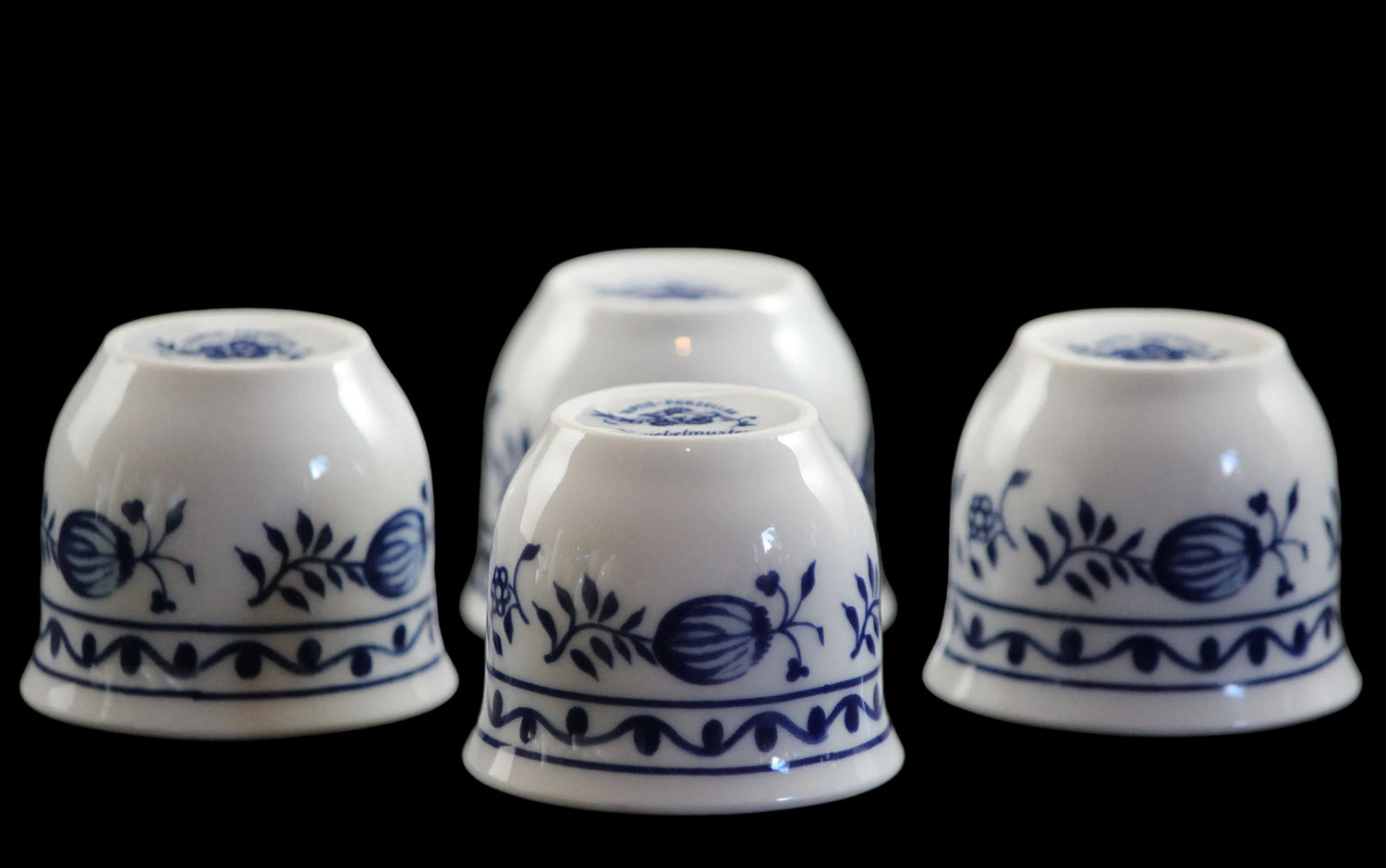 Kahla Zwiebelmuster, Blue Onion, Egg Cups