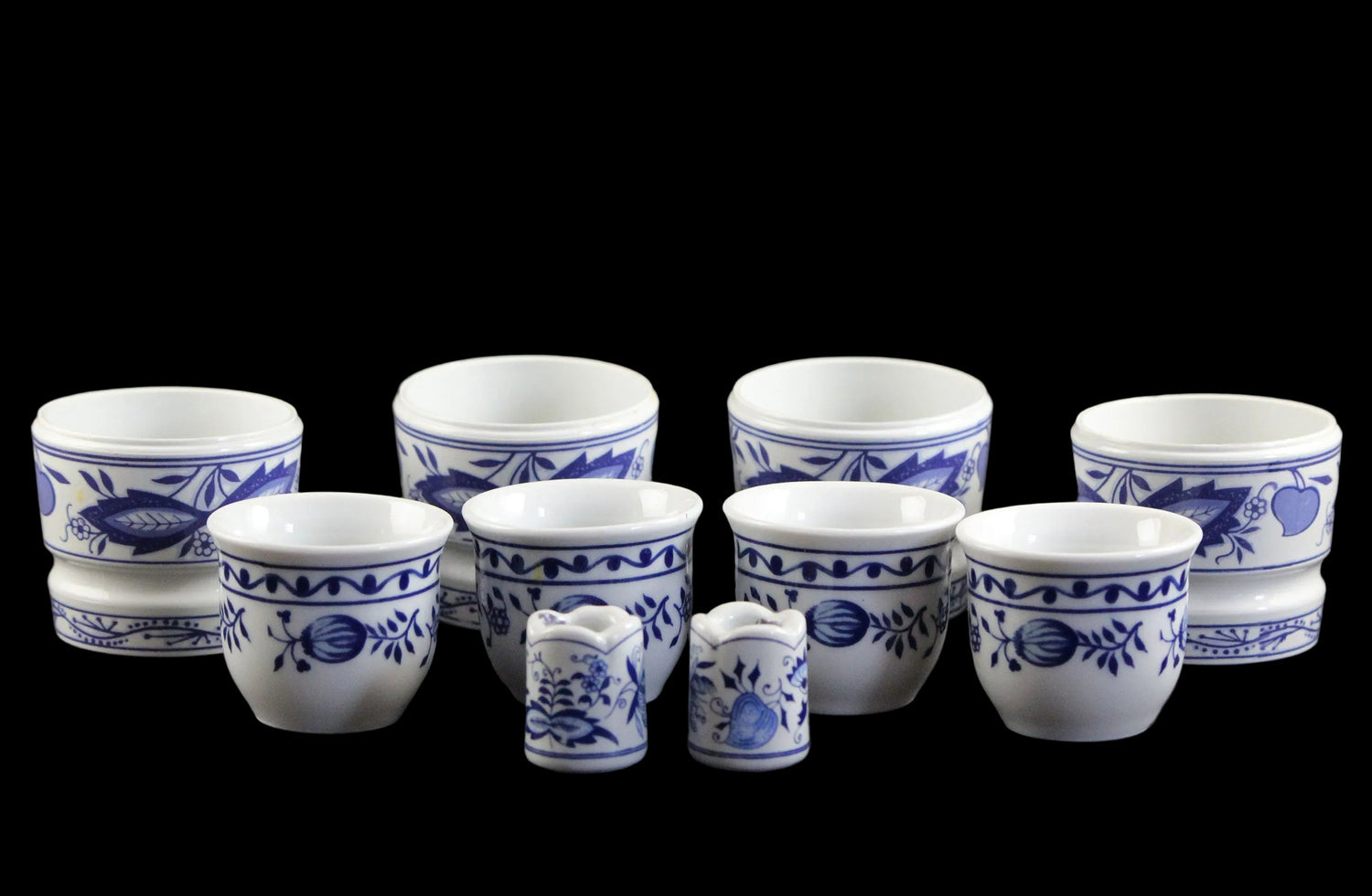 Kahla Zwiebelmuster, Blue Onion, Egg Cups