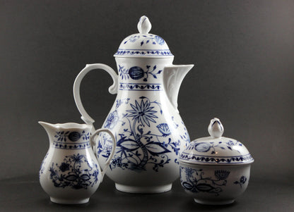 Kahla Zwiebelmuster, Blue Onion, Coffee Set