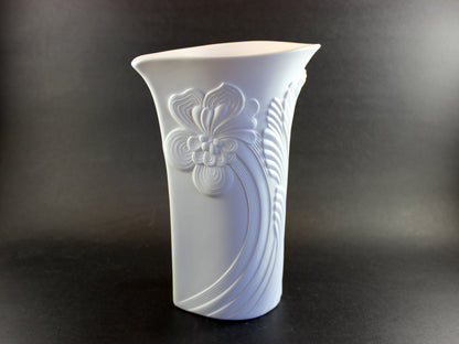 Kaiser Germany, Large White Floral Porcelain Vase