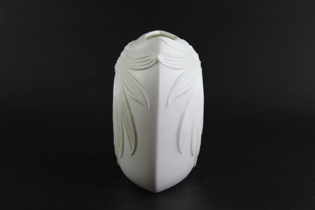 Kaiser Germany, Small White Bisque Porcelain Vase
