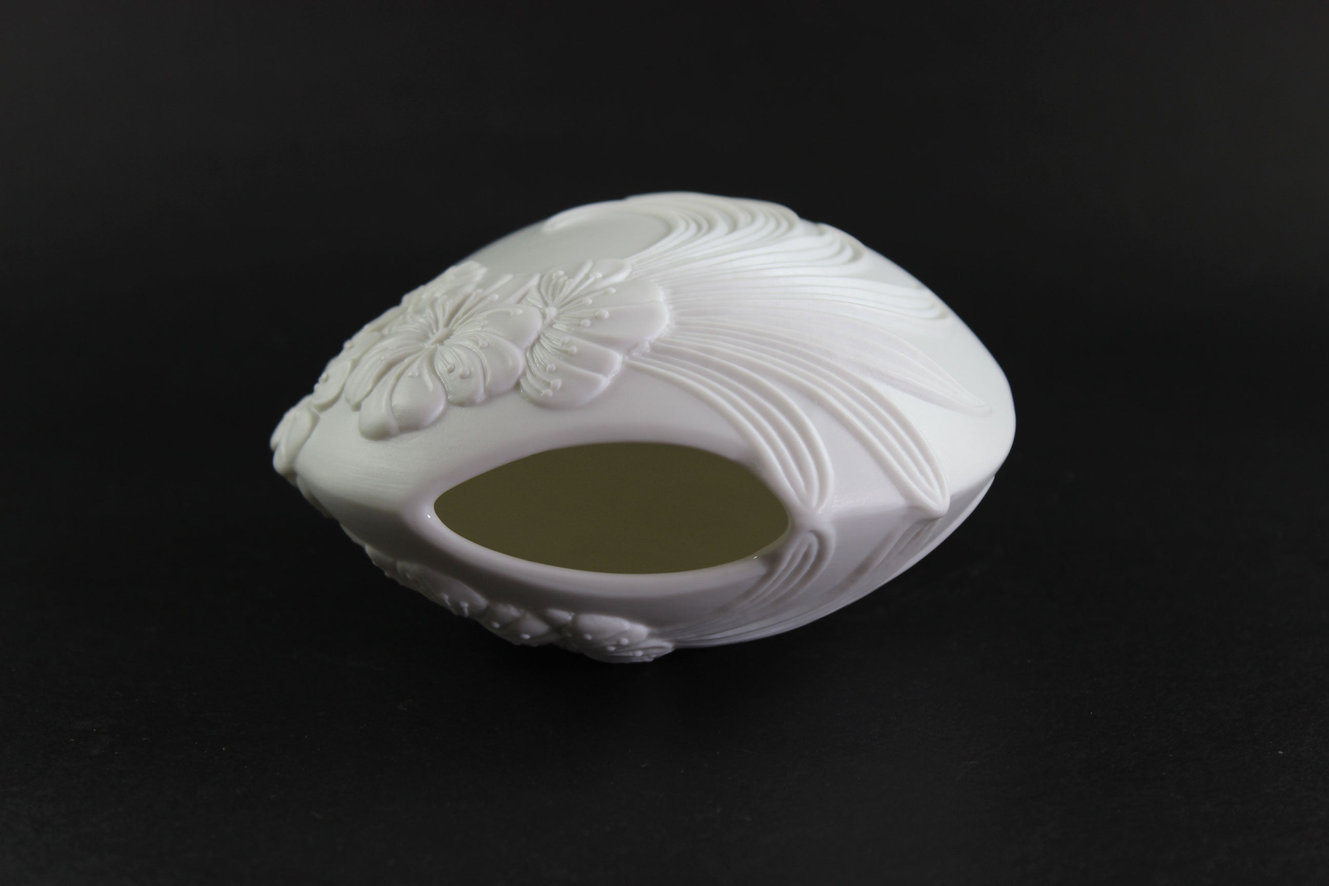 Kaiser Germany, Small White Bisque Porcelain Vase