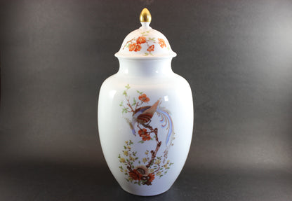 Kaiser Germany, Porcelain Ginger Jar with Lid, Olivia Pattern